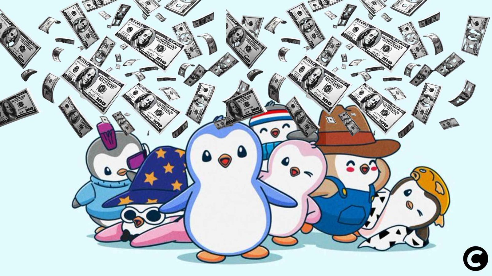 One memecoin and off we go! PENGU token revives NFT volumes on Ethereum